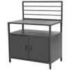 Ompagrill Cucina da esterno modulare ompagrill modulo 2 in alluminio nero 61,5x100x130 cm