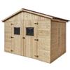 Habrita Casetta in legno da giardino habrita eden in abete rosso massiccio 300x220x226 cm