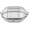 Kamado Bono Cesto ovale girarrosto per barbecue kamado bono grande limited 38x27x16 cm