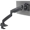 ONKRON Braccio Monitor da Scrivania 13-32, Carico 2-10 kg, VESA 75x75-100x100, Supporto Monitor Scrivania, Supporto Schermo PC Universale, Inclinabile e Girevole, Altezza Regolabile, Nero G80-B