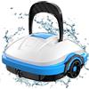 WYBOT Robot Piscina Fuori Terra per Piscina da 50m², Robottino Pulitore con Doppia Motricità,Robot Piscina Pulitore Senza Fili con Batteria | Doppia Filtrazione e Parcheggio Autonomo
