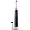 Oral-B PRO Spazzolino Elettrico Ricaricabile 3 3000 Nero, 2 Testine, 1 Spazzolino