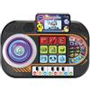 VTech Junior DJ Mix, Console da DJ per Bambini, Pulsante Registrazione, DJ Mix da Bambini con Tasti del Pianoforte, Schermo LCD e Piatto con Disco Luminoso, Lingua Italiana, Batterie Incluse, 3-7 Anni