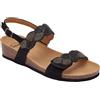 SCHOLL SHOES ABU DHABI SAND MICROF W BLK 36