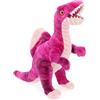 Keel Toys KEELECO - Peluche 100% riciclato, giocattolo ecologico per bambini, peluche dinosauro Spinosauro, 26 cm, SE2267