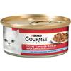Gourmet 24 x 195 g umido gatto - Tocchetti Mignon in Salsa Trota & Salmone