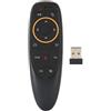 Agatige Air Mouse, Telecomando Vocale Universale Mini Tastiera Wireless 2.4G con Giroscopio Controllo Remoto Domestico per TV Box/PC/Smart TV(Nero)