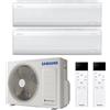 Samsung CONDIZIONATORE SAMSUNG WINDFREE AVANT S2 DUAL SPLIT 12000+18000 BTU INVERTER R32 AJ068 A++ WIFI