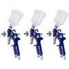 IPOTOOLS 3 MINI spruzza irroratrici a pistola verniciatura pistola 0,5 mm & 0,8 mm & 1,0 mm ugello anti-corrosione