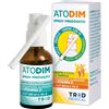 TRED Srl ATODIM Spray Vitamina D 500 unità internazionali 30 ml integratore per ossa und sistema immunitario, ideale per die Kinder und tante esigenze quotidiane