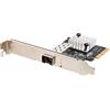 StarTech.com Scheda di Rete PCIe SFP+10G, Adattatore Ethernet con Porta SFP+, NIC PCIe Fibra Ottica 10Gb, SFP+ Aperto per Modulo e Cavi Conformi MSA-Scheda di rete Gigabit PCI Express(PEX10GSFP), nero