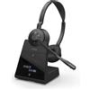 Jabra Cuffia con microfono Jabra 9559-583-111 cuffia e auricolare Wireless A Padiglione Ufficio Bluetooth Nero [9559-583-111]
