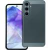 BREEZY CUSTODIA BACK COVER SHELL RIGIDA ANTISCIVOLO TRAFORATA PER SAMSUNG GALAXY A55 GREEN