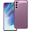 BREEZY CUSTODIA BACK COVER SHELL RIGIDA ANTISCIVOLO TRAFORATA PER SAMSUNG GALAXY S21 FE PURPLE