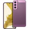 BREEZY CUSTODIA BACK COVER SHELL RIGIDA ANTISCIVOLO TRAFORATA PER SAMSUNG GALAXY S22 PURPLE