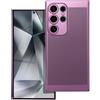 BREEZY CUSTODIA BACK COVER SHELL RIGIDA ANTISCIVOLO TRAFORATA PER SAMSUNG GALAXY S24 ULTRA PURPLE