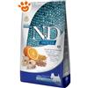 Farmina Dog N&D Ocean Grain Adult Mini Merluzzo, Farro, Avena e Arancia - Sacco Da 800 Gr