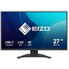 EIZO MONITOR 27 LED IPS 16:9 4K UHD, 5MS 350 CDM, PIVOT, USB-C, DP/HDMI, MULTIMEDIALE, FLEXSCAN EV2740X-BK - EV2740X-BK