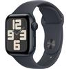 Apple Watch SE GPS 40mm Cassa Alluminio Mezzanotte con Mezzanotte Sport Band - M