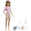 Barbie - Zoologa Bambola 30,4 cm, abbigliamento e accessori per giochi di ruolo: koala con cucciolo, biberon, stetoscopio, binocolo e cartellina, Giocattolo e regalo per Bambini 3+ Anni, GXV86