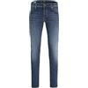 Jack & Jones Jeans Male Slim Fit Jjiglenn Jjoriginal MF 030 Slim Fit Jeans, Blu Denim, 33W x 30L