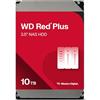 Western Digital WD Red Plus 10TB per NAS Hard Disk interno da 3.5", 7200 RPM Class, SATA 6 GB/s, CMR, Cache da 256 MB, Garanzia 3 anni