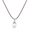 Tamashii VLNET Collana con Pendente a goccia Ear-Drops | Argento 925 e Mamadreperla | Unisex Fatto a mano