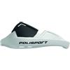 POLISPORT 8305100026 - Paramani EVOLUTION INTEGRAL 2 punti di fissaggio MX-Style in plastica con kit di montaggio incluso compatibile con tutti i modelli MX/enduro en color bianco