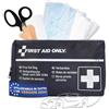 First Aid Only Borsa di pronto soccorso per auto DIN 13164 | Kit di emergenza per auto e moto | P-10019