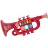 BESTonZON 1 Set Strumenti a Fiato per Bambini Ragazzo Giocattolo Strumento Musicale per Bambini a Tromba per Giocattolo con Corno Musicale Giocattoli del di Corno di Tromba Rosso ABS