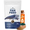 NatureHolic Fanfeed, mangime per gamberetti filtratori, 30 g | Polvere fine per l'alimentazione nella corrente. Con insetti, spirulina e olio di salmone. Senza farina di pesce.
