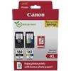 Canon 3712c008 cartuccia d'inchiostro 2 pz originale resa elevata (xl) nero, ciano, magenta, giallo