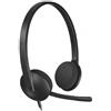 Logitech 981-000475 cuffia e auricolare cablato a padiglione ufficio usb tipo a nero