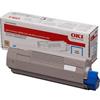 Oki 46471103 cartuccia toner 1 pz originale ciano