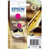 Epson pen and crossword cartuccia penna e cruciverba magenta inchiostri durabrite ultra 16xl