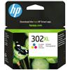 Hp cartuccia originale inchiostro tricromia ad alta capacità 302xl
