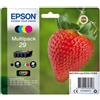 Epson strawberry multipack fragole 4 colori inchiostri claria home 29