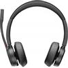 HP Poly Poly cuffie voyager 4320 uc stereo usb-a + adattatore usb-a bt700 + supporto per ricarica