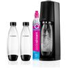 Sodastream soda maker terra valuepack qc black schwarz incl 2 bottles (1012812310)