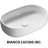 CERAMICA GLOBO - KOI lavabo da appoggio 55x36 [varie finiture] - TF055 : Finitura lavabo - denim (DN)