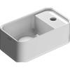 CERAMICA GLOBO - BONSAI lavabo quadrato da appoggio 25x25 [bianco lucido] - B6Q26BI