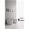 SCARABEO CERAMICHE - MOON set wc filo parete 54,5x36 + coprivaso soft close + bidet filoparete- 5522/CL+5530/B+5523