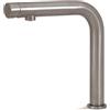VEMA RUBINETTERIE - REKA miscelatore cucina con canna L girevole acciaio inox - V20450 : Finitura - nero opaco
