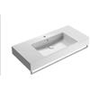 Ceramica Globo - Portasciugamani frontale in ottone cromato per lavabo Stone SCQ111 - PT011CR
