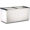 Frigo E Congelatore A Pozzetto Statico - Mod. Frc 600 Pff - Porta In Vetro Piatto Scorrevole - Temperatura +10°c/-18°c - Dim. Cm. l182,4xp72xh90