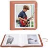 Rieibi Album fotografico per fotocamera Fujifilm Instax Wide210/Wide300/Wide400, album per Polaroid, pellicola larga 8,6 x 10,9 cm, 28 tasche, cornice in pelle PU per Instax Wide 400, per album