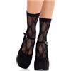 Leg Avenue,Leg Avenue Hosiery Calzini in Pizzo con Fiocco Neri Leg Avenue