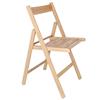 Mueblear 19016 - Sedia pieghevole bassa, in legno, 43 x 46 x 79 cm Vernis