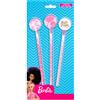 Barbie - Set 3 matite con gomma