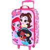 Principesse Disney - Trolley valigia semirigida 3D da Viaggio e Tempo Libero, 2 Ruote, 26L, 52cm
